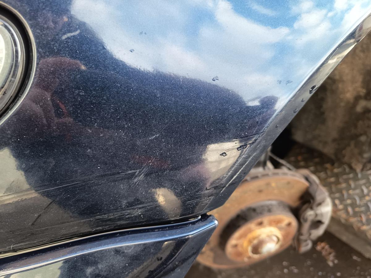 BMW E46 original Kotfl&uuml;gel links Seitenteil 317/5 Orientblau Bj 2005