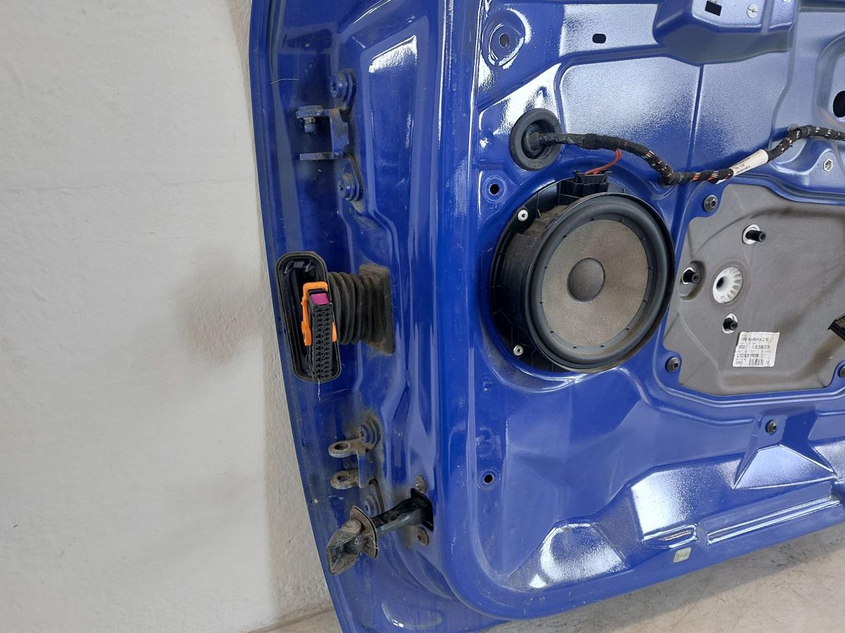 Skoda Fabia 2 Typ 5J T&uuml;r vorn rechts Beifahrert&uuml;r LF5K Dynamic Blue