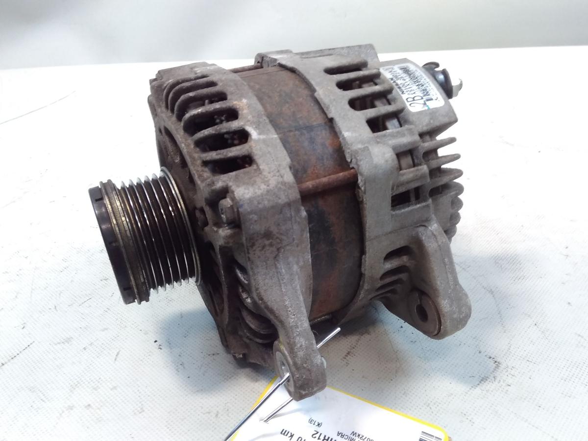 Nissan Micra 4 K13 Bj.2013 original Lichtmaschine Generator 1.2 72kw HR12