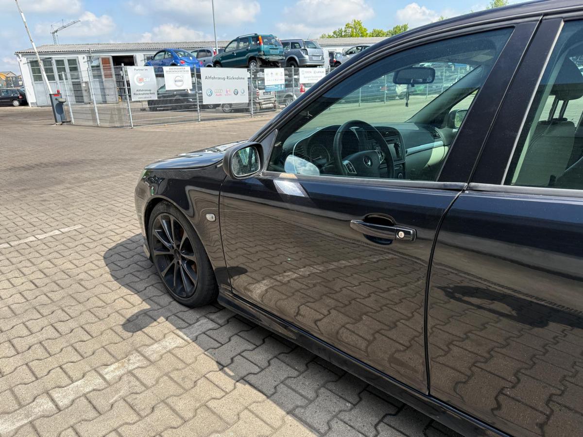 Saab 9-3 YS3F original Tür vorn links 298 Jet Black Rohbau Limo BJ08