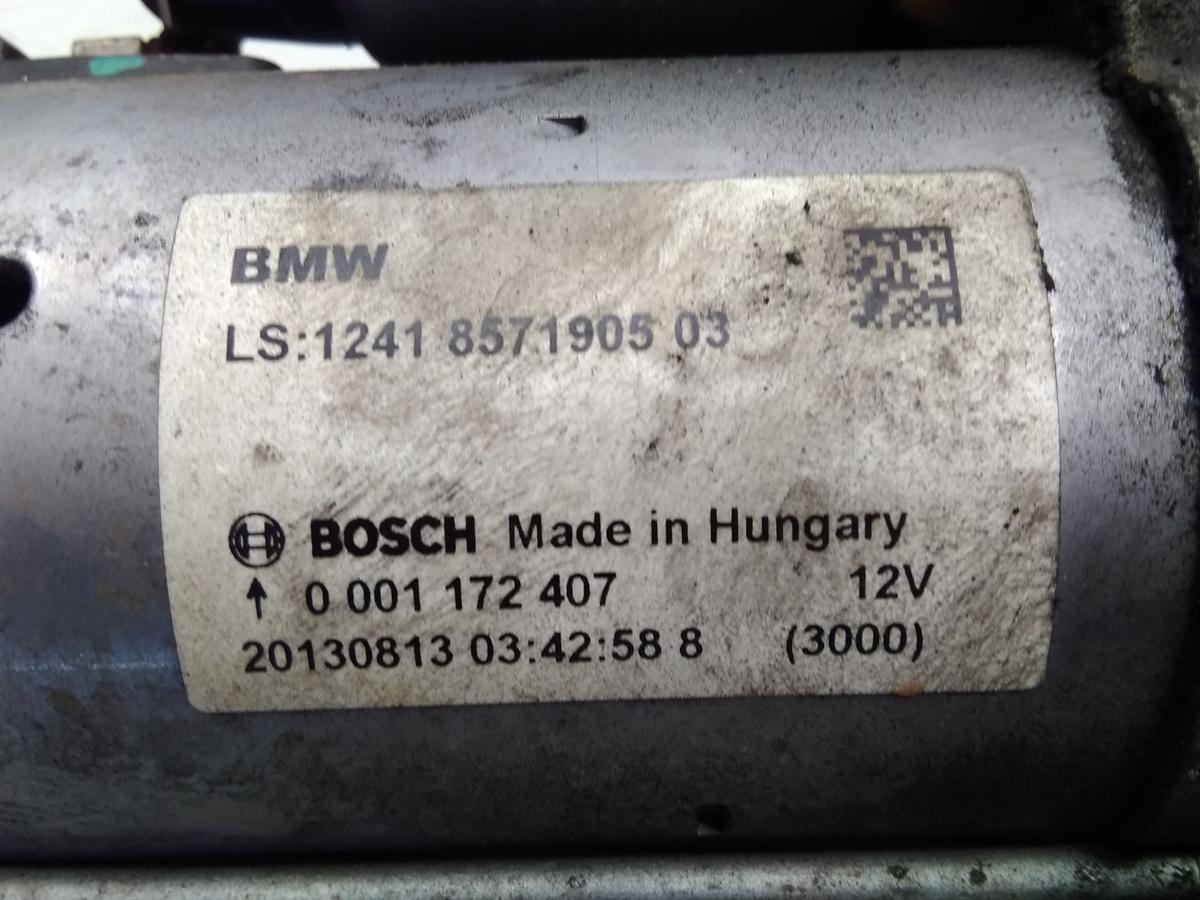 BMW 1er F21 original Anlasser Starter 12418571905 Bosch 2.0TD 85kw BJ2013