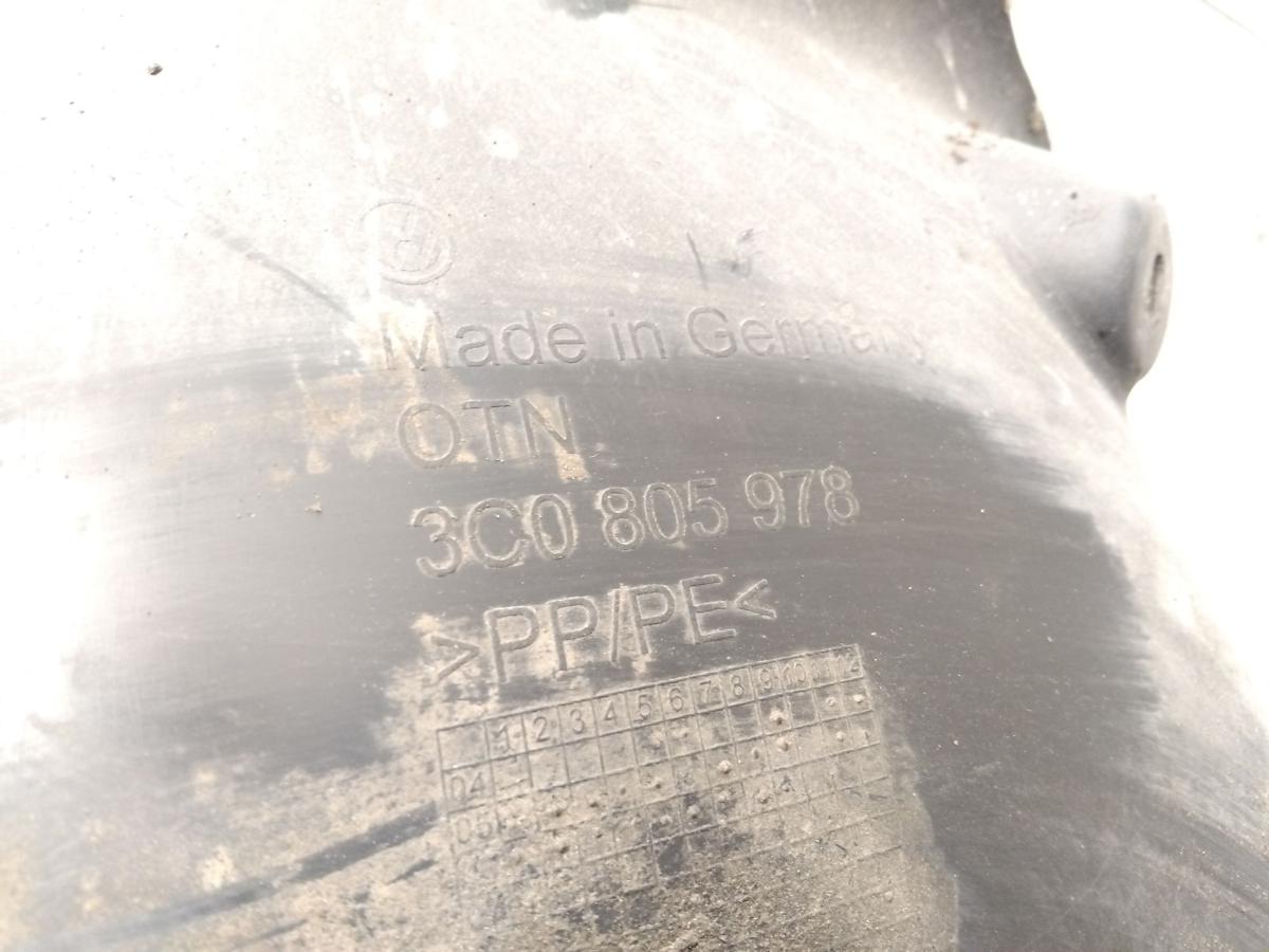 VW Passat 3C original Radhausschale vorn rechts Hinterteil BJ2007