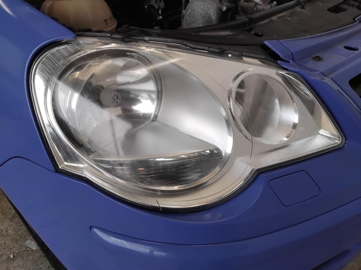 VW Polo 9N3 original Scheinwerfer rechts Halogen mit LWR BJ2009 6Q1941008AT