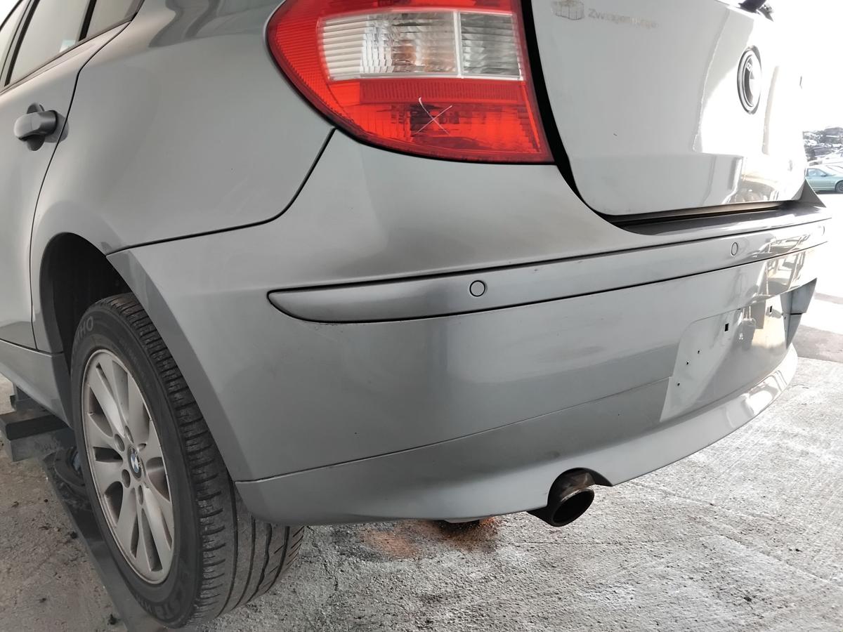 BMW 1er E87 original Stoßstange Stoßfänger hinten PDC A18 Quarzblau BJ2006