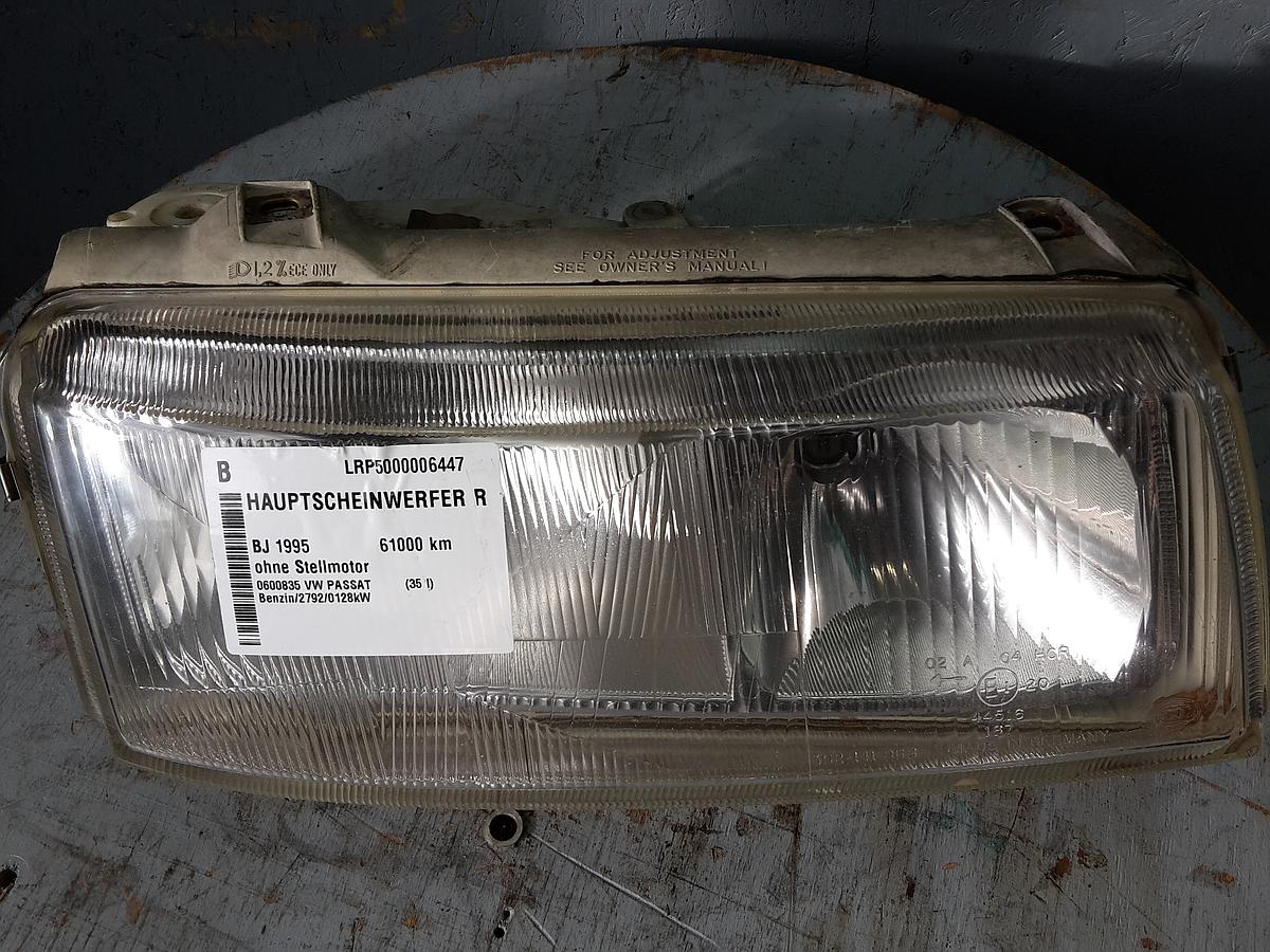 VW Passat B4 35I Bj.1995 org. Scheinwerfer rechts Hauptscheinwerfer Halogen