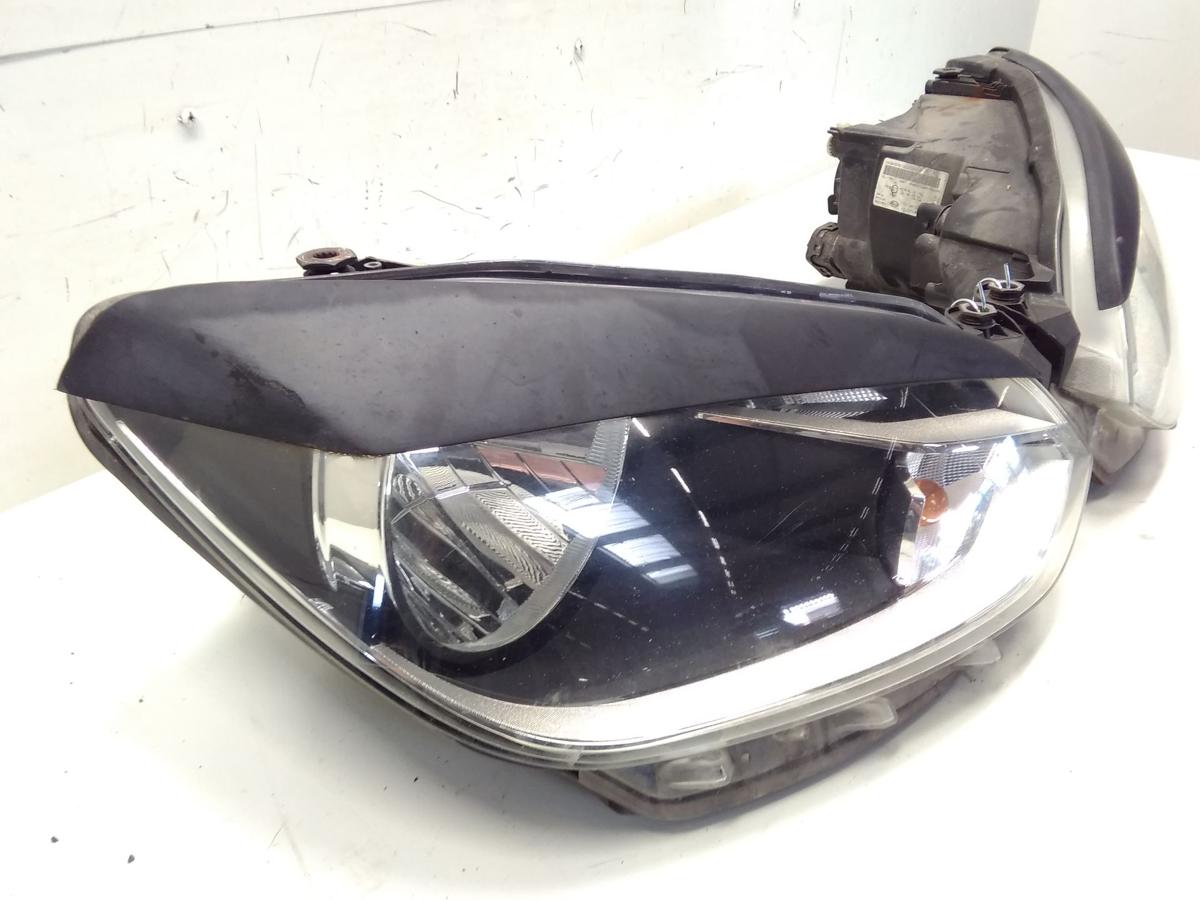 VW Up Satz original Scheinwerfer Hella mit LWR Bj.2012 aufgeklebte Leisten