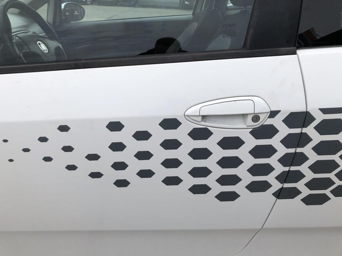Fiat Grande Punto 199 T&uuml;r vorn links Fahrert&uuml;r 3 t&uuml;rer 249F Bianco Santerellina