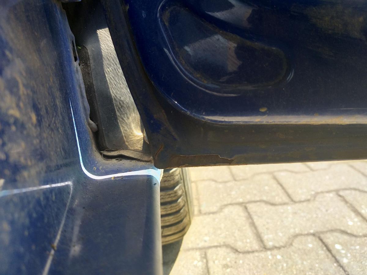 Skoda Roomster original Tür vorn rechts LF5K Dynamicblau Bj.2007