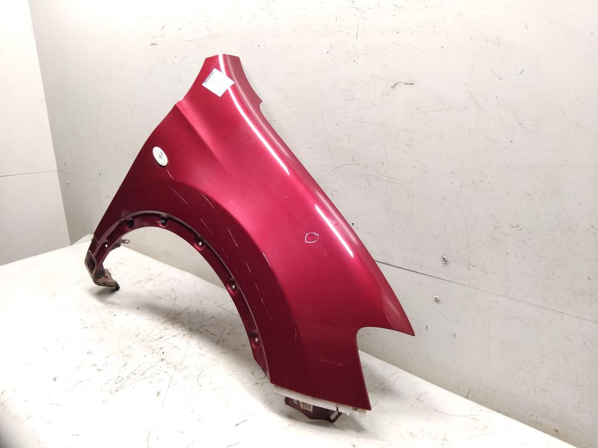 Nissan Qashqai J10 Facelift original Kotfl&uuml;gel vorn rechts Bj.2011 weinrotmetallic NAJ