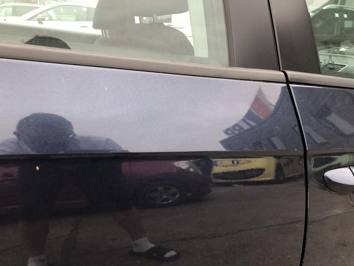 VW Passat 3C B7 Variant T&uuml;r hinten rechts Fondt&uuml;r im Rohbau LH5X Night Blue Met