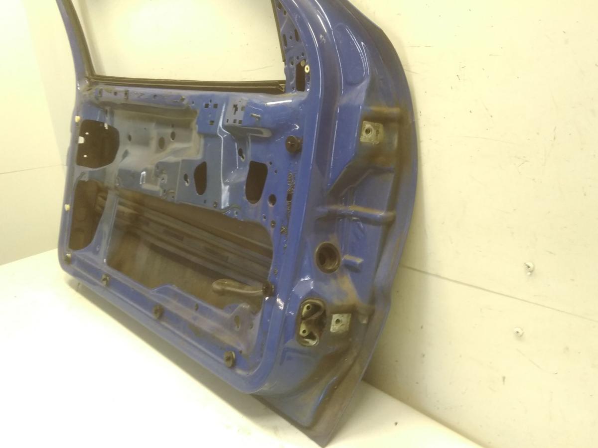 VW Polo 6N2 Tür vorn links Fahrertür LA5C Surfblau 3-türig BJ2000