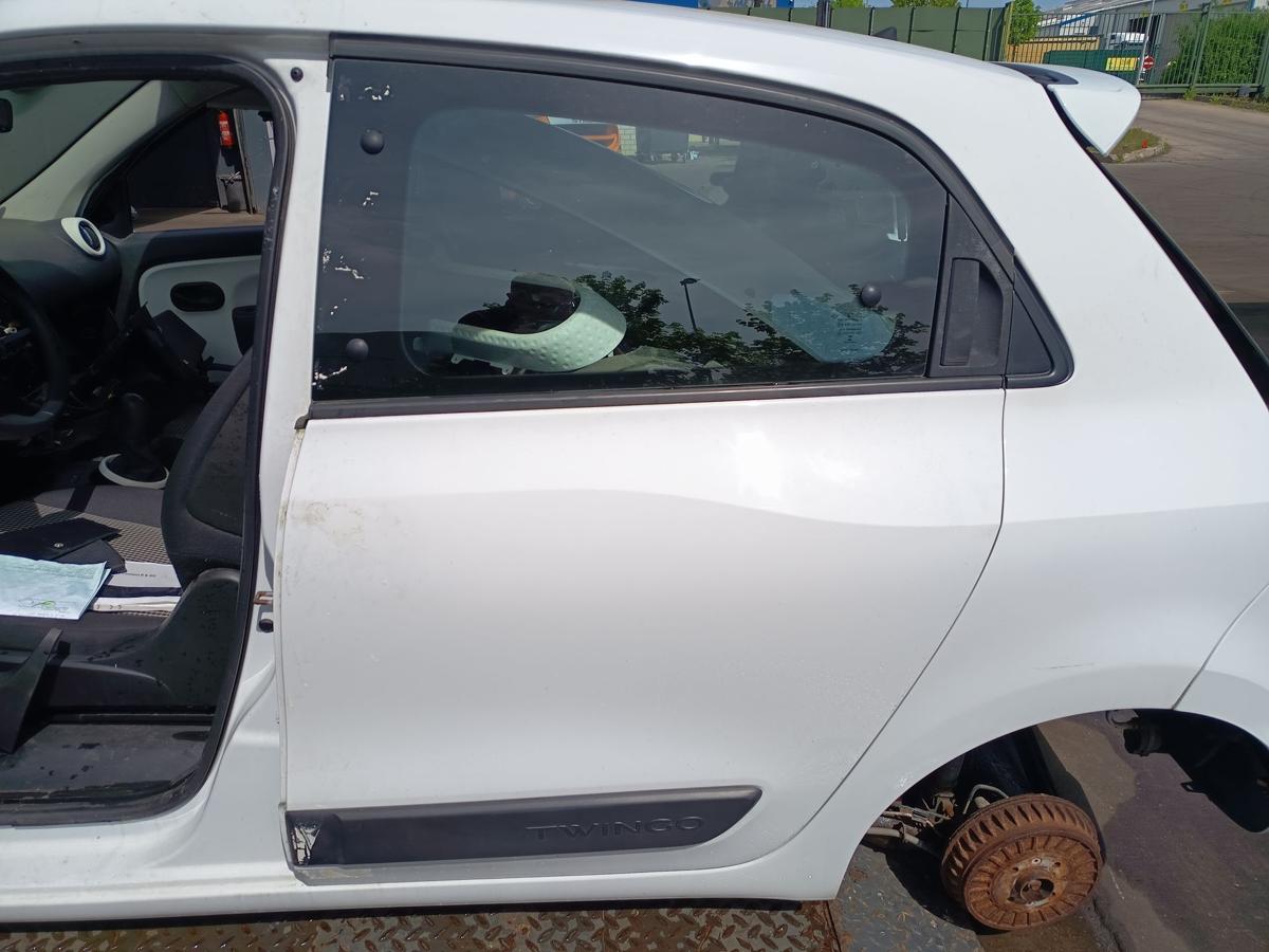 Renault Twingo III original T&uuml;r hinten links OVQNJ Wei&szlig; Bj 2014