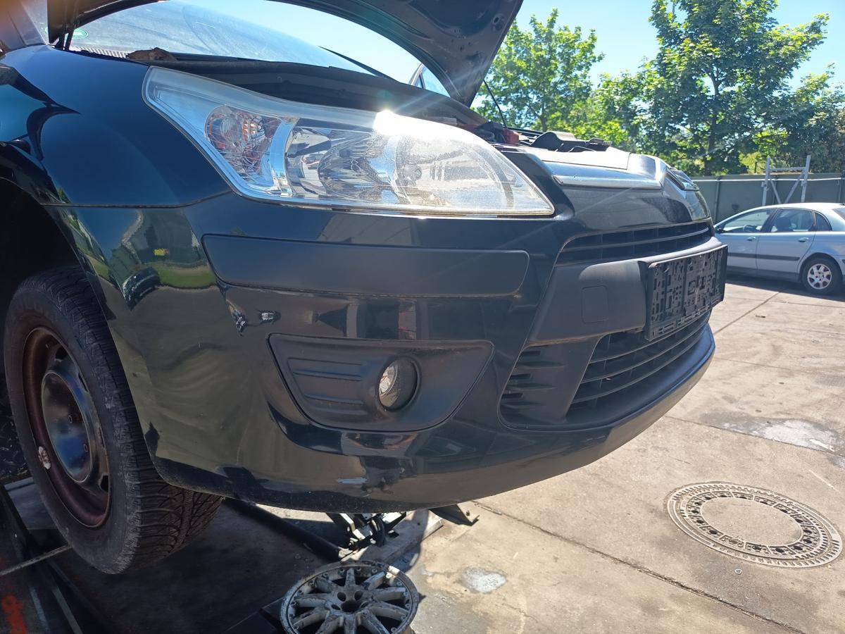 Citroen C4 original Sto&szlig;stange F&auml;nger vorn Front KTV Perla Nera Bj 2008 Facelift