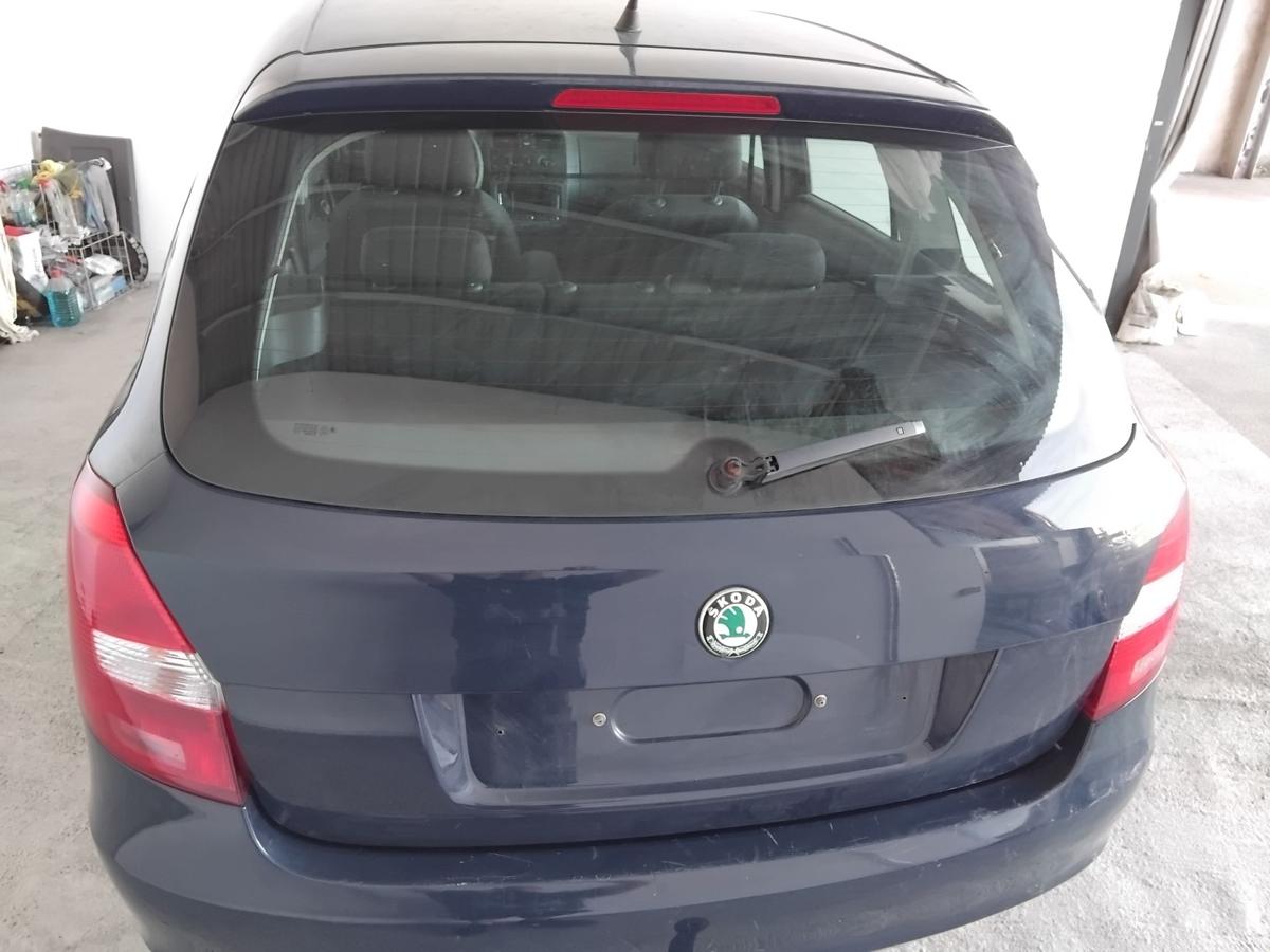 Skoda Fabia 2 5J Facelift Kombi Heckklappe mit Heckscheibe BJ2011 LF5A pacific blue