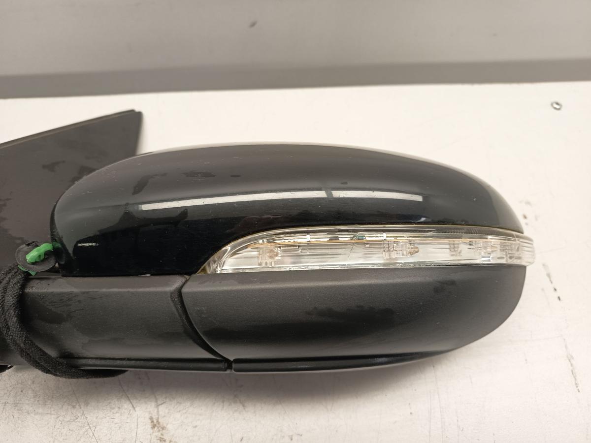 VW Golf VI 6 orig elektrisch verstellbar Spiegel links 3trg L041 Schwarz Bj 2009