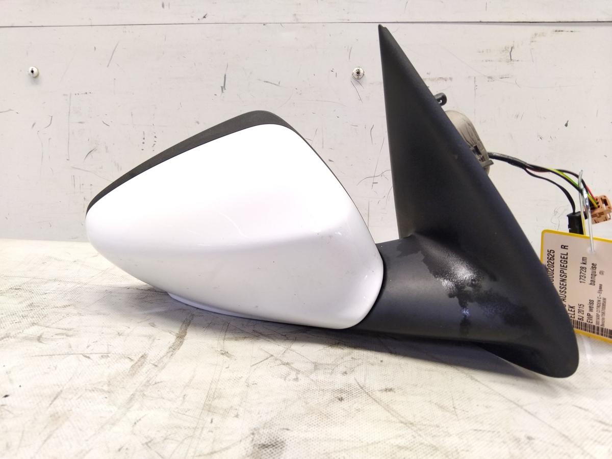 Citroen C-Elysee orig Au&szlig;enspiegel rechts elektrisch&beheizt BJ2015 EWP weiss banquise