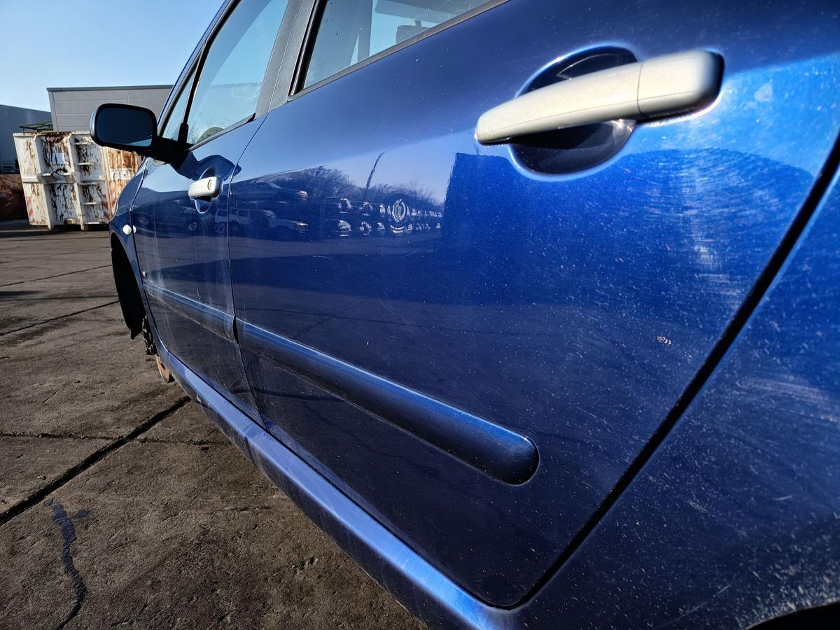 Peugeot 307 SW original T&uuml;r hinten links Fond EGE Chinablau Bj 2004