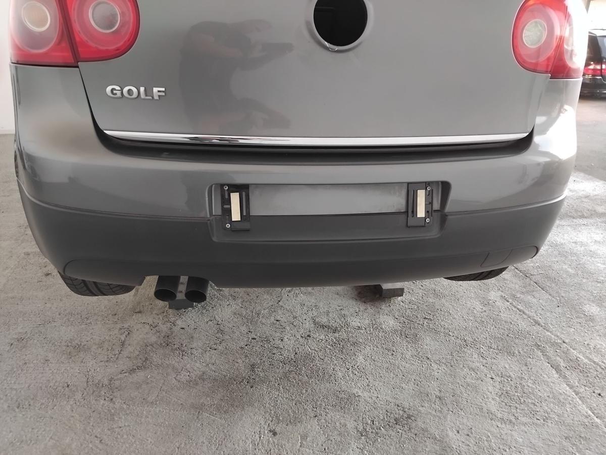 VW Golf 5 1K original Stossfänger hinten LA7T unitedgrey 5türig Fließheck BJ2006