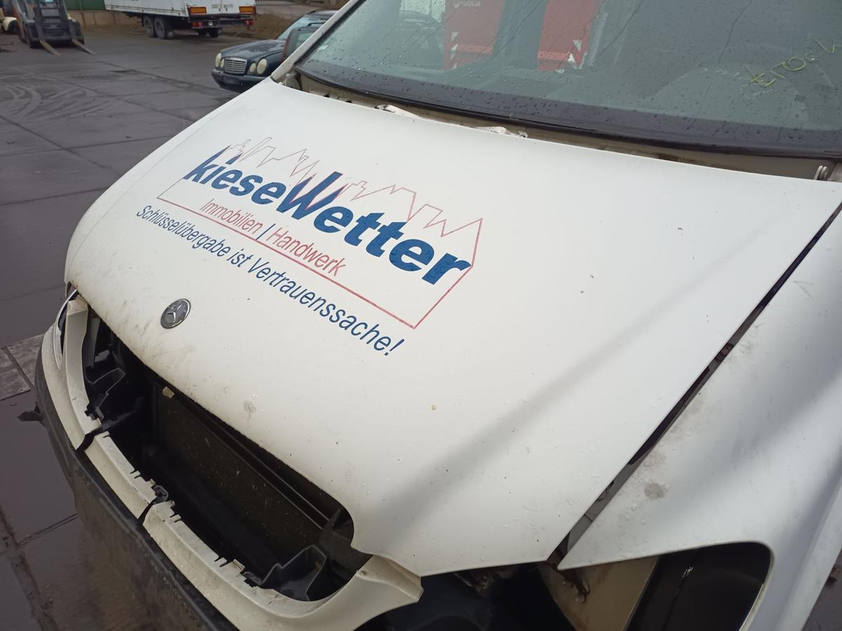 Mercedes Vito W639 original Motorhaube Klappe Deckel vorn 9147 Arktiswei&szlig; Bj2007