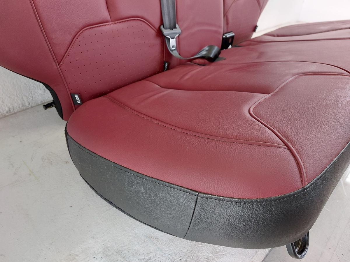 Citroen DS3 Sport Chic R&uuml;cksitzbank Sitzbank R&uuml;cksitz Vollleder weinrot Leder