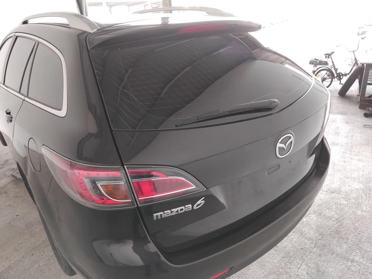 Mazda 6 II GH Kombi Heckklappe mit Heckscheibe BJ2010 35N sparkling black pearl