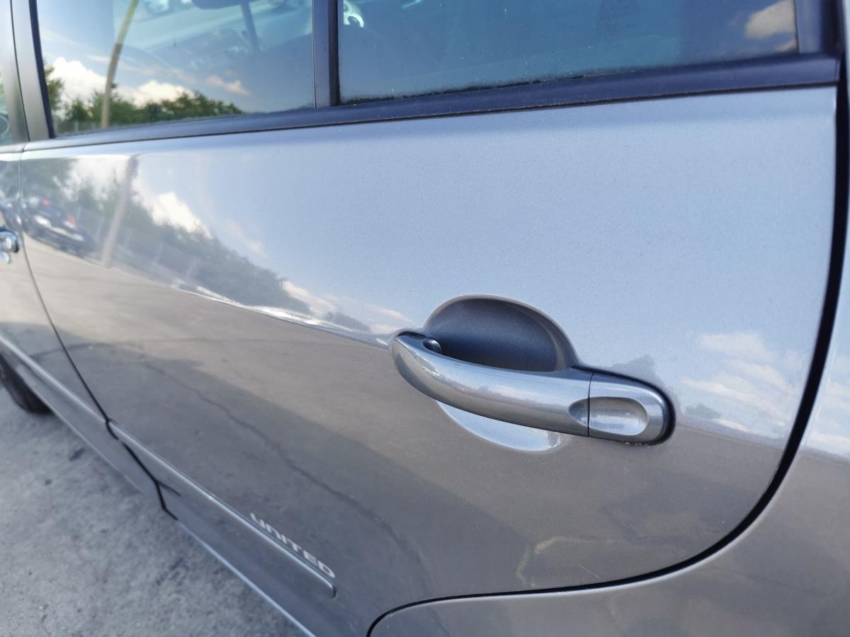 VW Golf Plus 5M Tür Autotür Rohbautür Fondtür hinten links LA7T United Grey Met