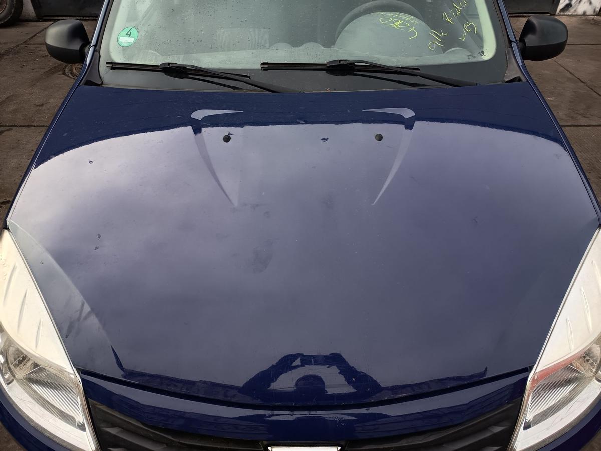 Dacia Sandero 1 orig Motorhaube Klappe Deckel vorn Front 61H Blue marine Bj 2009