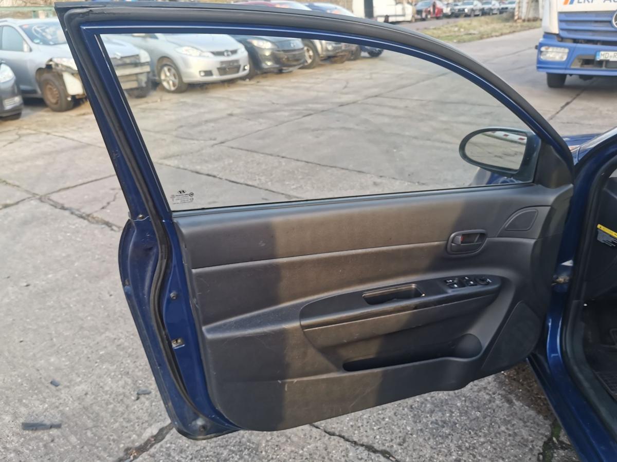 Hyundai Accent MC Fahrert&uuml;r T&uuml;r Autot&uuml;r Rohbaut&uuml;r vorn links 3E Blue Onyx 3trg