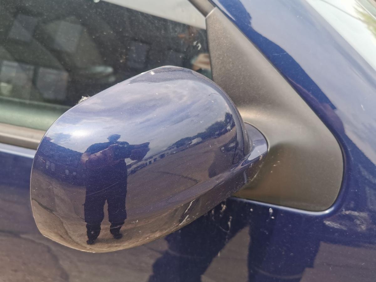 VW Bora 1J Aussenspiegel Spiegel Rückspiegel rechts elektr LB5N Indigoblau Perl