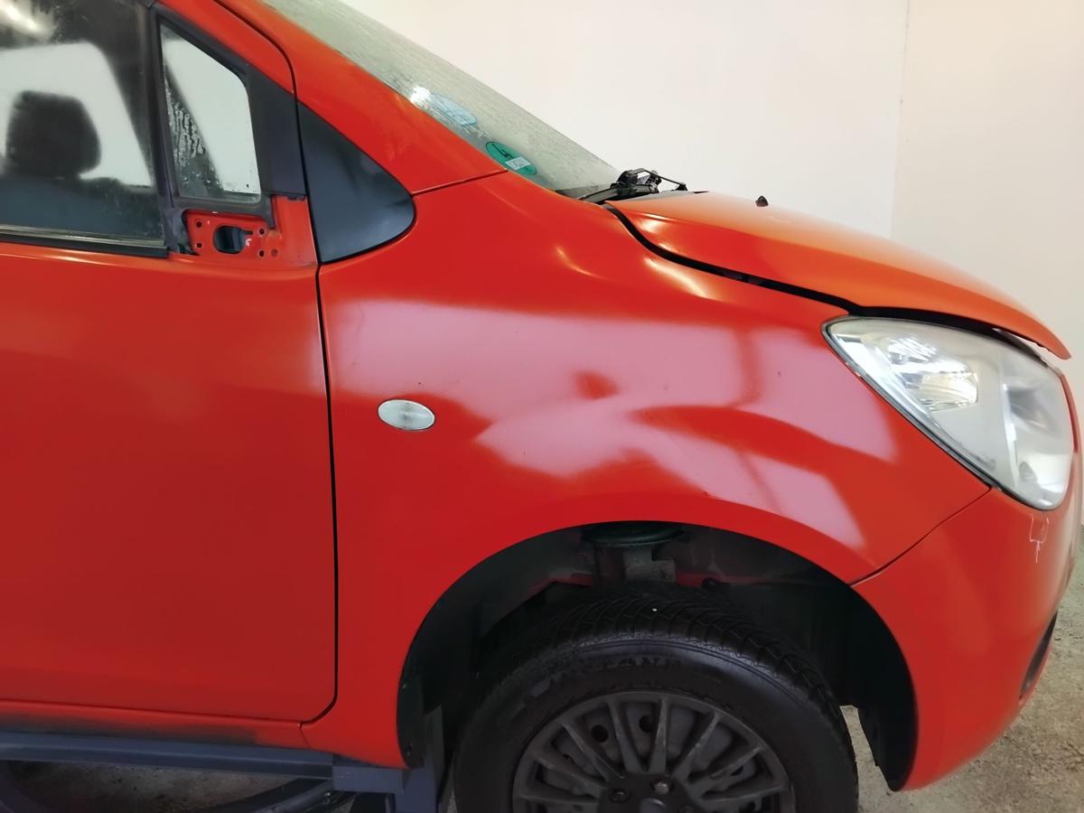 Opel Agila B original Kotfl&uuml;gel vorn rechts 4VA blaze red glutrot BJ2009