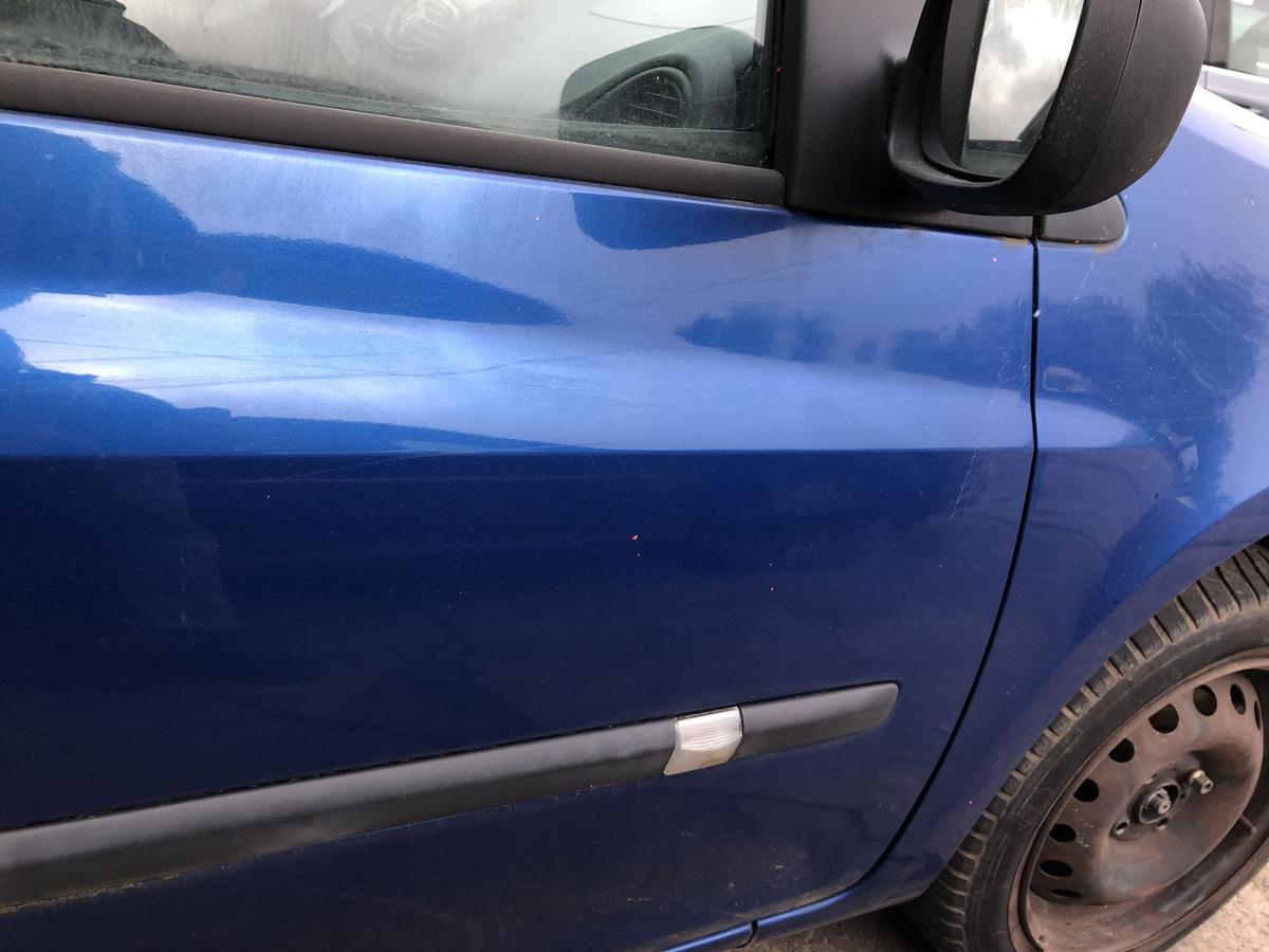 Renault Clio 3 Typ BR T&uuml;r vorn rechts Beifahrert&uuml;r im Rohbau TERNA Blue 5-t&uuml;rig