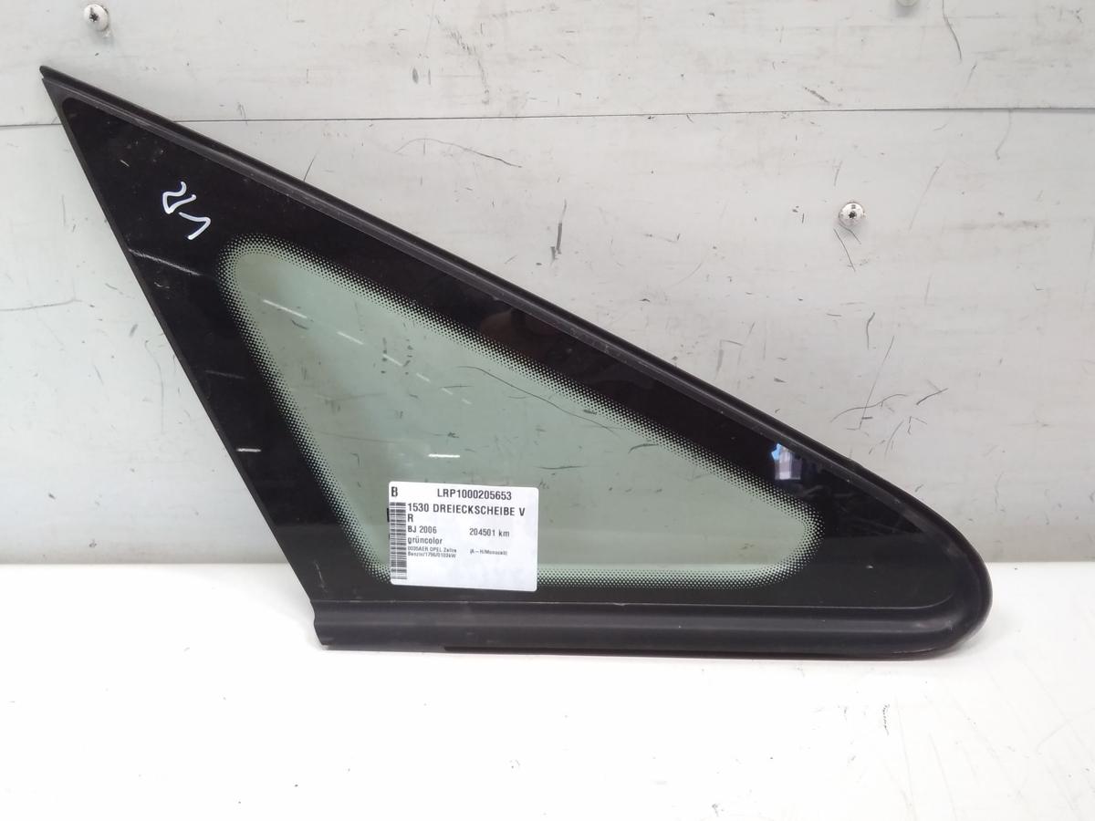 Opel Zafira B original Dreieckscheibe vorn rechts gr&uuml;ncolor BJ2006