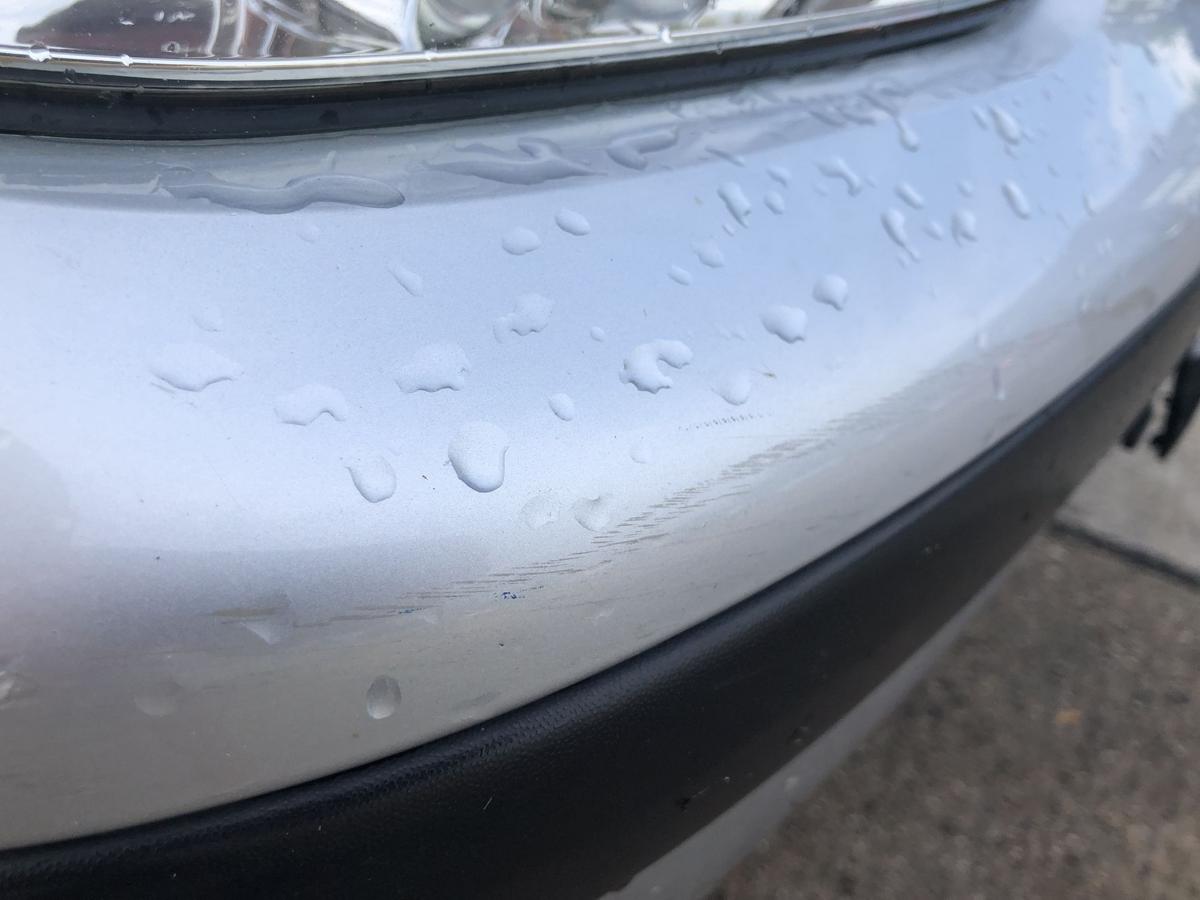 VW Golf 4 IV 1J Sto&szlig;f&auml;nger vorn Frontsch&uuml;rze Sto&szlig;stange LA7W Reflexsilber Met