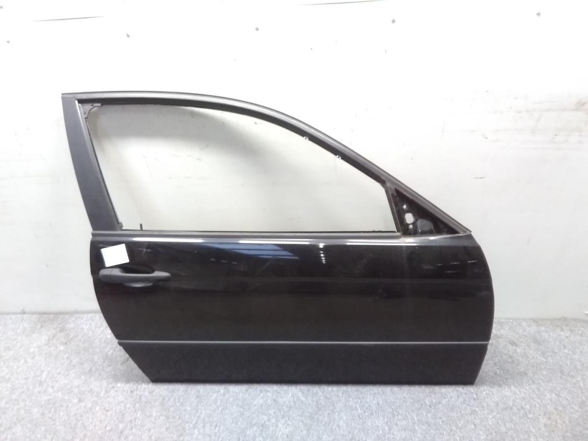 BMW 3er E46 Compact T&uuml;r vorn rechts Beifahrert&uuml;r schwarzmetallic 475 Bj.2001