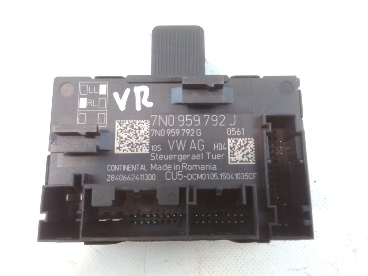 Seat Alhambra 7N original T&uuml;rsteuerger&auml;t vorn rechts 7N0959792G 7N0959792J Bj2015