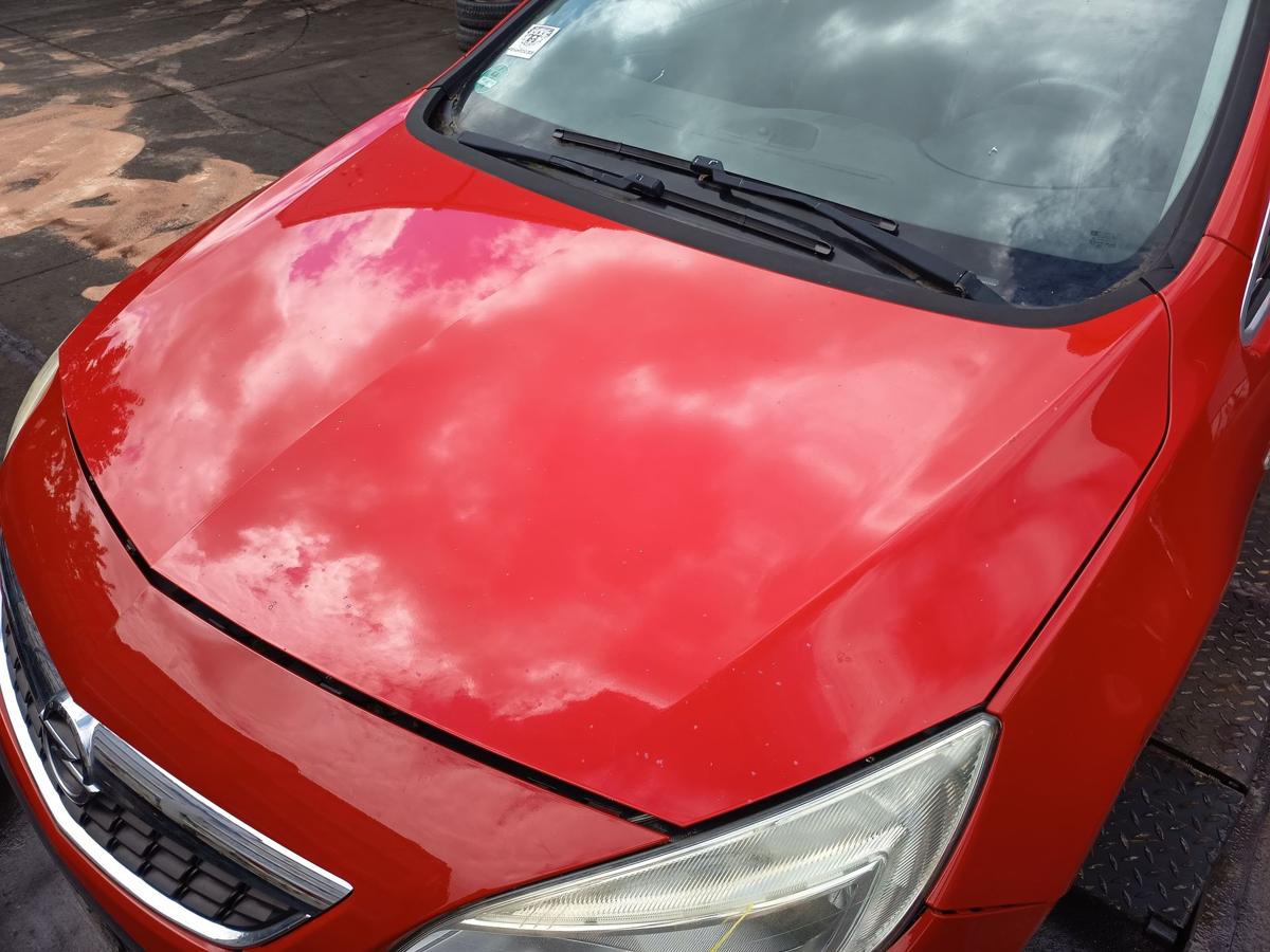 Opel Astra J original Motorhaube Klappe Deckel vorn Front Z50B Power red Bj 2010