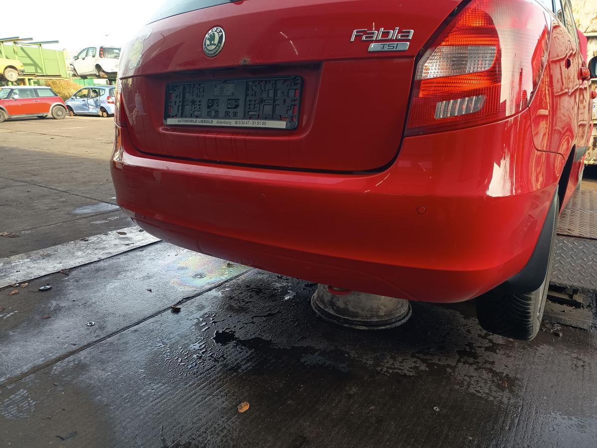 Skoda Fabia 5J Kombi orig Sto&szlig;stange hinten Sto&szlig;f&auml;nger LF3K Rot ab 2010