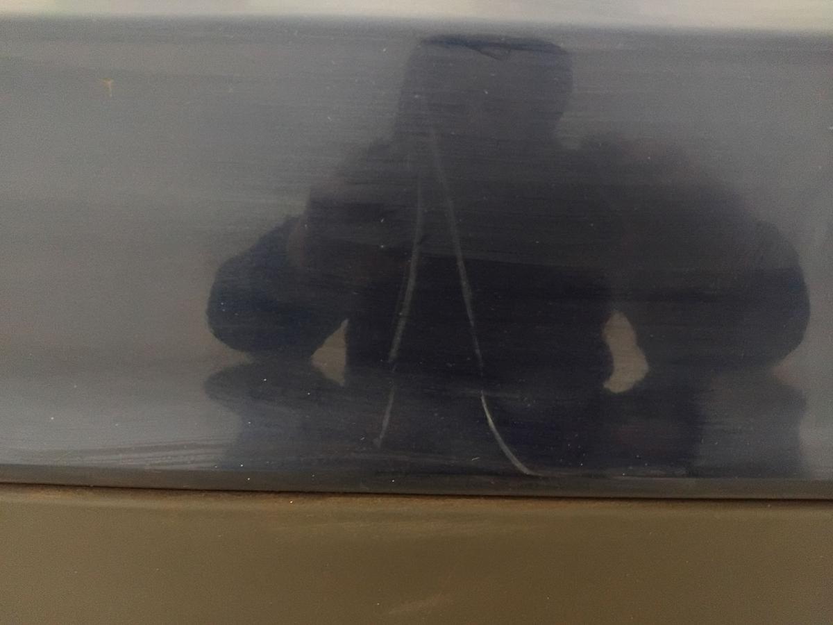 Ford Fiesta JA8 original Stossf&auml;nger Sto&szlig;stange hinten Atlantikblau BJ2011