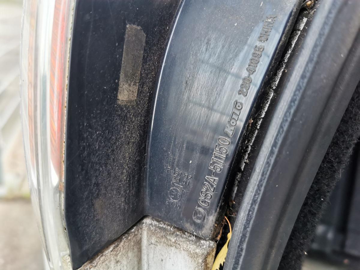 Mazda 6 GH Kombi Rückleuchte Schlussleuchte Rücklicht hinten aussen links 10-12