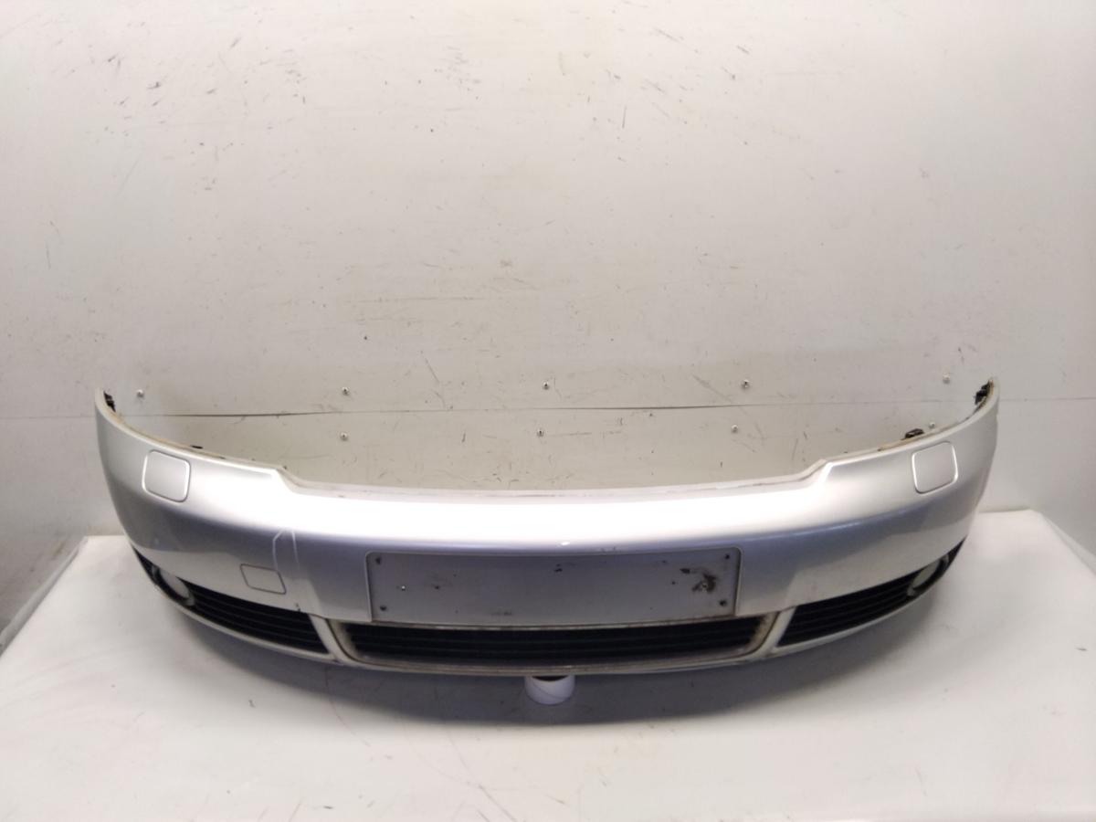 Audi A4 8E B6 orig Sto&szlig;f&auml;nger Sto&szlig;stange vorn mit SWRA BJ2003 LY7W lichtsilber