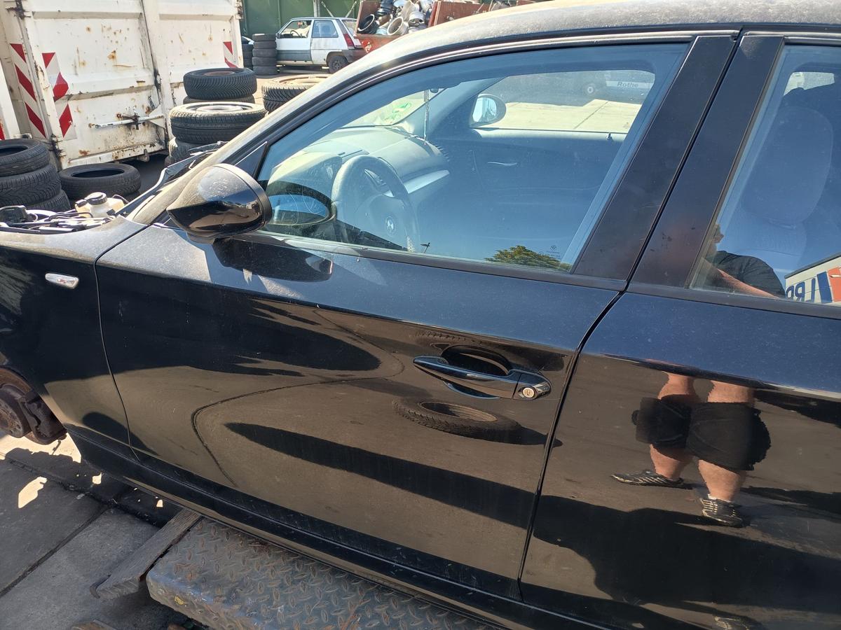 BMW 1er E87 original T&uuml;r Roht&uuml;r vorne links 475 Black Sapphire Baujahr 2008