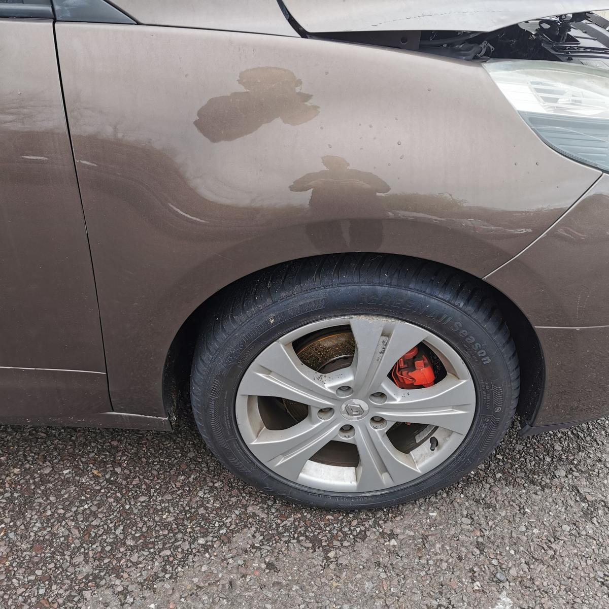 Renault Grand Scenic JZ Kotflügel Fender vorn rechts CNB Brun Moka Met