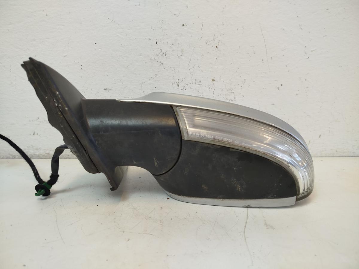 VW Passat 3C B6 Spiegel Au&szlig;enspiegel links R&uuml;ckspiegel elekt LA7W Reflexsilber