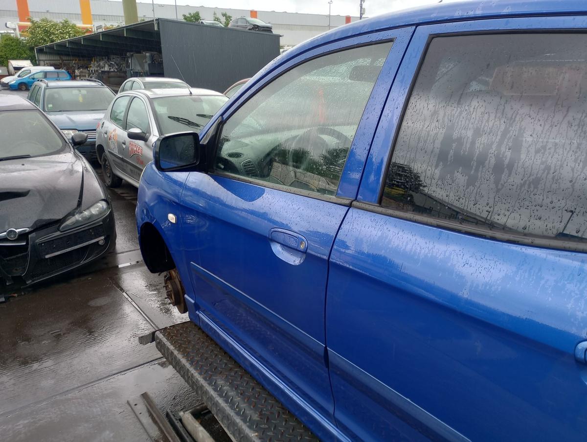 Kia Picanto I orig Tür vorn links Fahrer (Roh) NSW T3 Kobaltblau Bj 2006