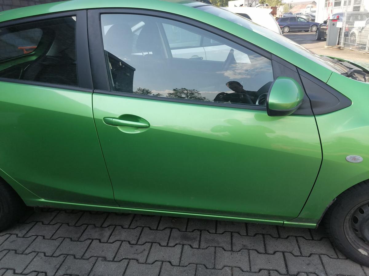 Mazda 2 DE original Tür vorn rechts Grünmetallic 5-Türer Rohbau Bj.2009