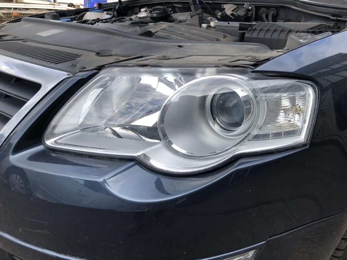 VW Passat 3C B6 Scheinwerfer vorn links Frontscheinwerfer Halogen Valeo OEM