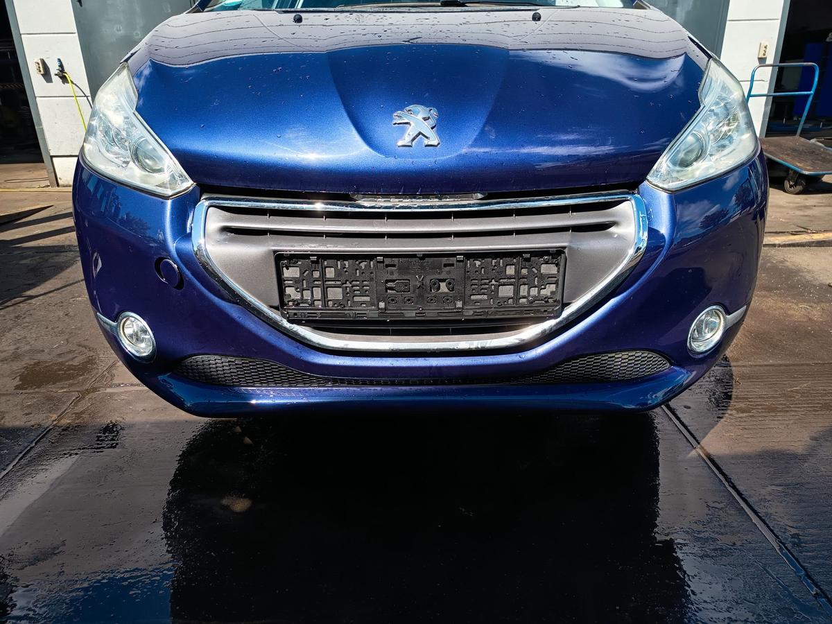 Peugeot 208 I orig Stoßstange vorn Stoßfänger NSW KUC Blau Bj 2012-2015