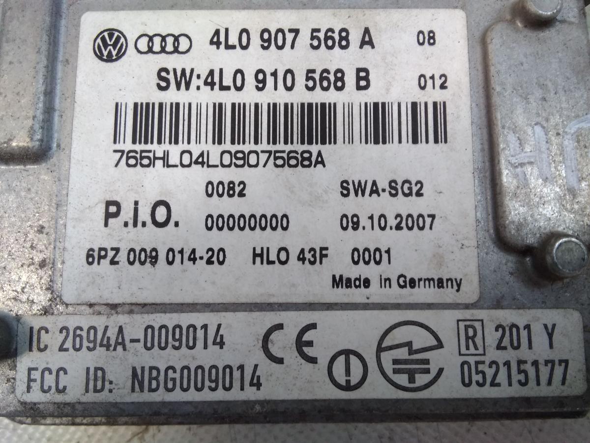 Audi A8 D3 4E orig Steuerger&auml;t Spurwechselassistent hinten rechts 4L0907568A