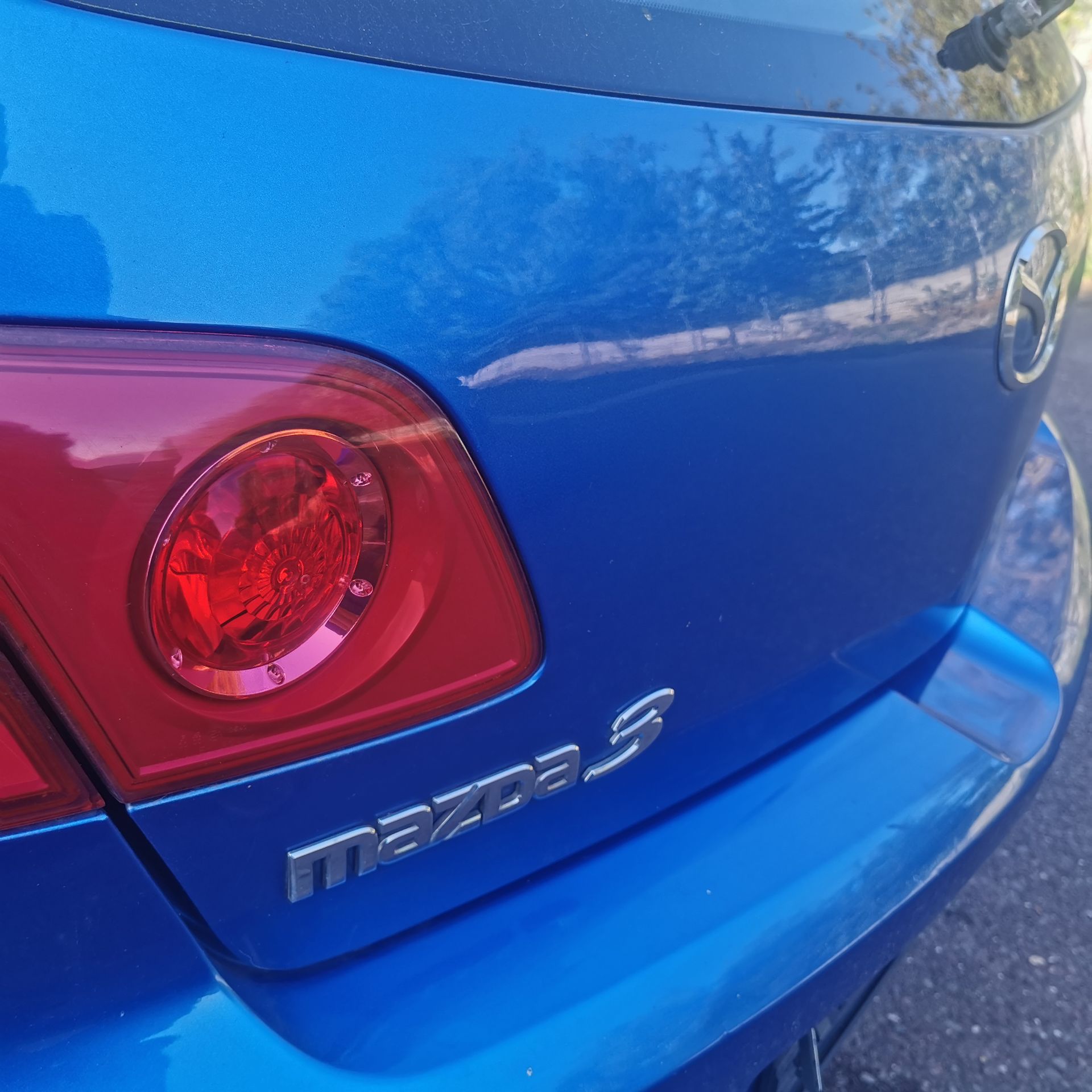 Mazda 3 BK Heckklappe Klappe Deckel hinten 27B Montrealblau Met