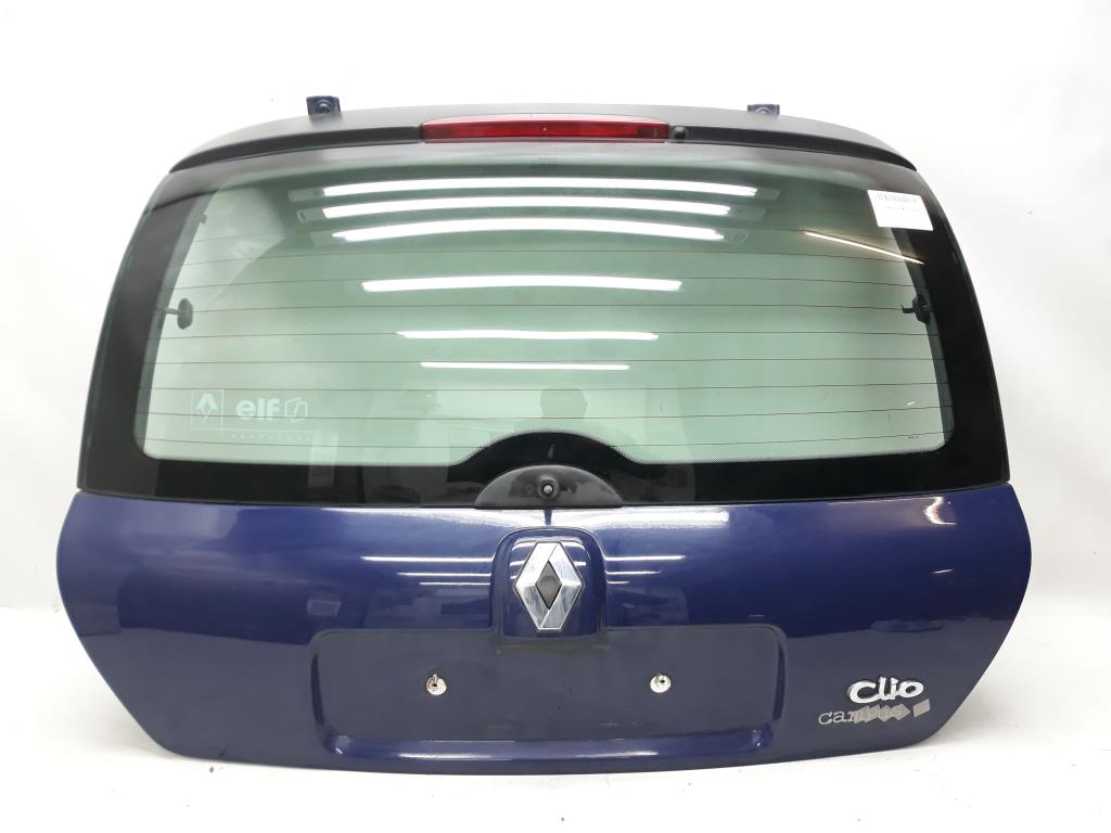 Renault Clio 2 Heckklappe Kofferraumdeckel Heckscheibe BJ2005 Phase3 blau